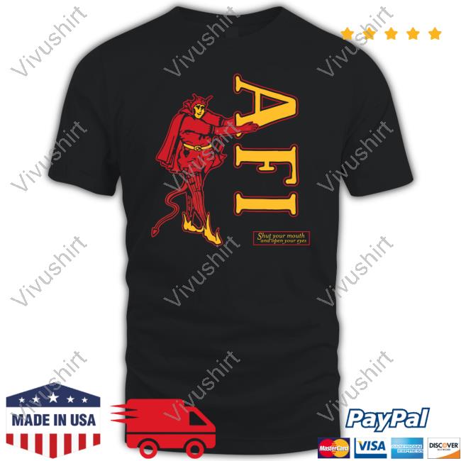 Afi Shut Your Mouth And Open Your Eyes Devil Long Sleeve Tee Shirt Afireinside Merch Afi Shut Your Mouth And Open Your Eyes Devil New Shirt Afireinside Merch