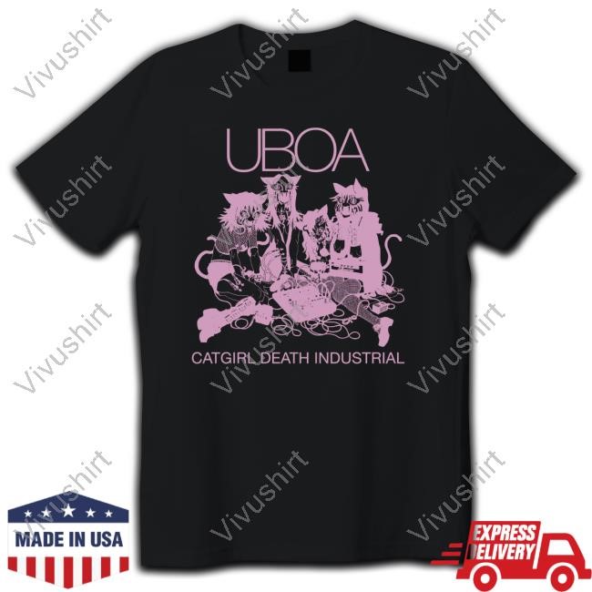 Official Uboa Catgirl Death Industrial Crewneck Sweatshirt