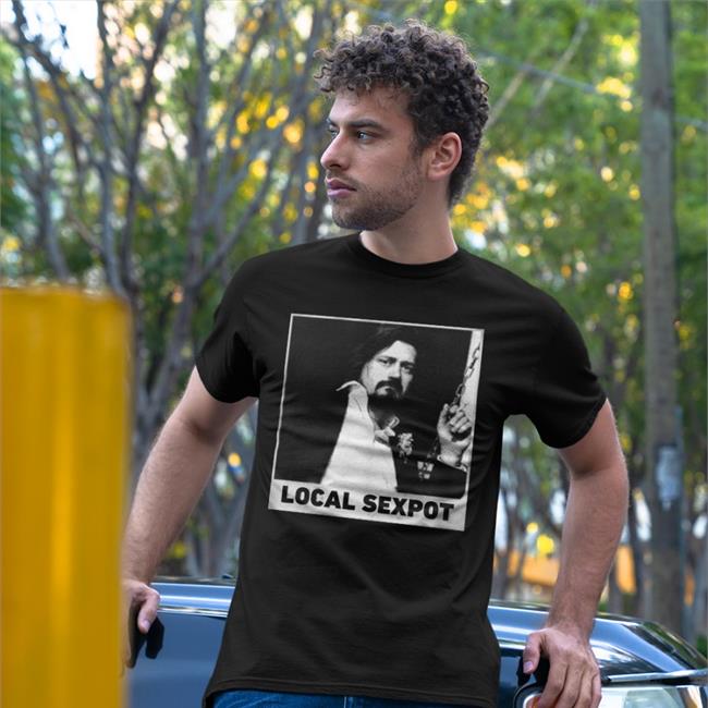 Official WKUK Store Trevor Moore Local Sexpot Shirt Black