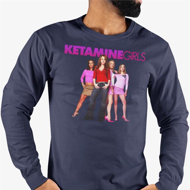 Shirts That Go Hard Ketamine Girls Tee Shirt Grey