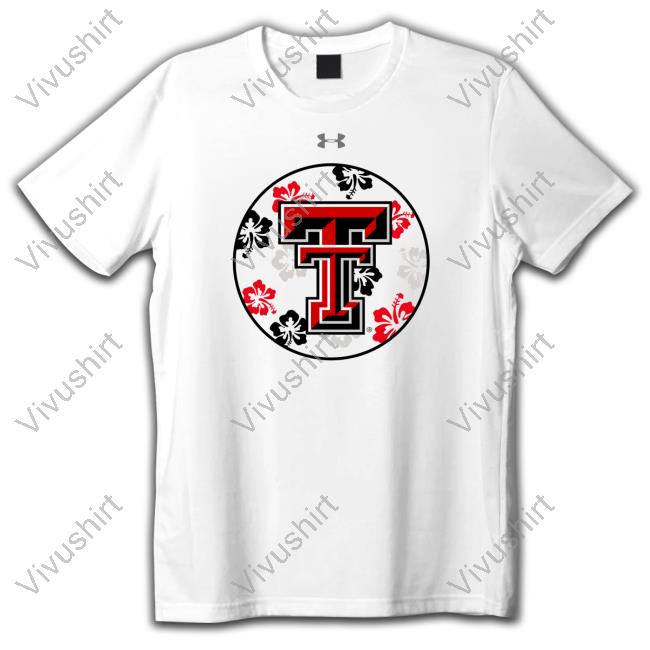Maui Hibiscus Texas Tech Basketball Tees