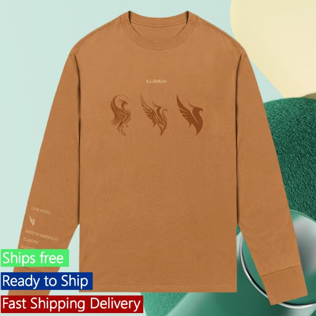 Official Illenium Merch Store Illenium Tour 2023 Long Sleeve Shirts Illenium Shop