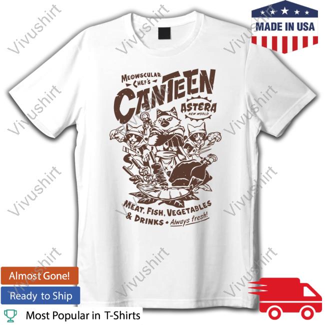 Fangamer Meowscular Chef's Canteen T-Shirt