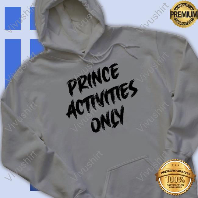 Malik Bazille Wearing Prince Activities Only T Shirt