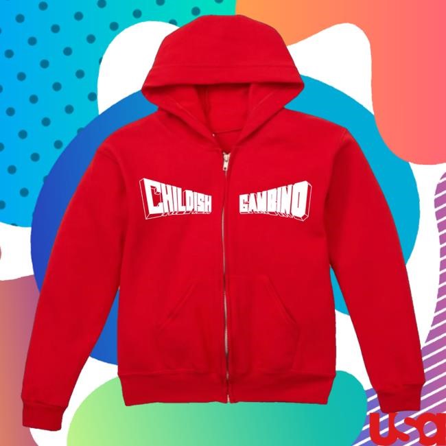 Childish Gambino Official Store Red Gambino Sweatshirt