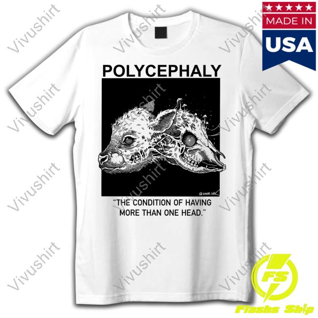 Spade Polycephaly The Condition Of Having More Than One Head Long Sleeve Tee Shirt