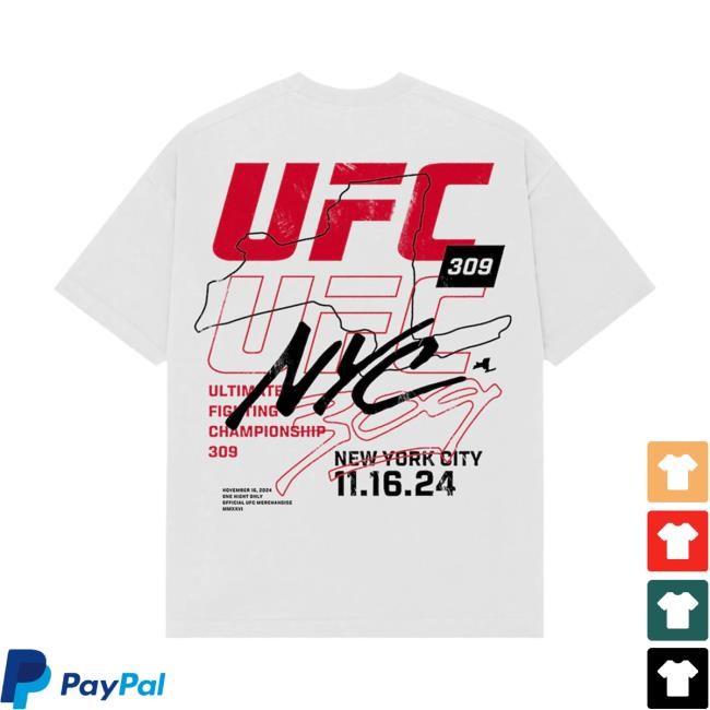 Ufcstore Ufc 309 Nyc Long Sleeve Shirt