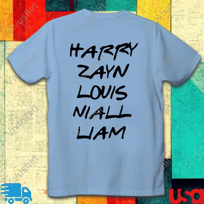 Back Harry Zayn Louis Niall Liam Long Sleeve Tee Ig Jamalsworld