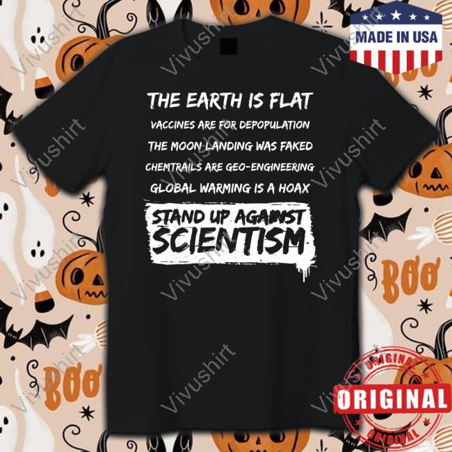 The Earth Is Flat Vaccines Are For Depopulation The Moon Landing Was Faked Hoodie