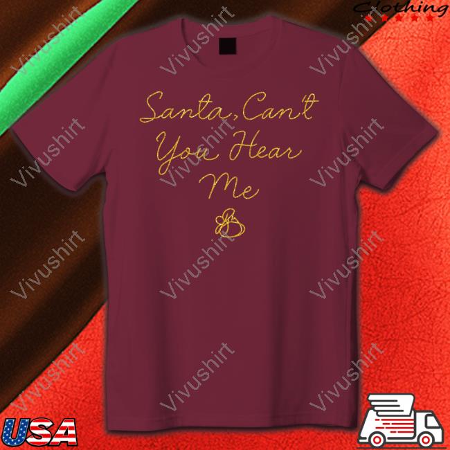 Santa Can't You Hear Me Hoodie Kelly Clarkson Merch