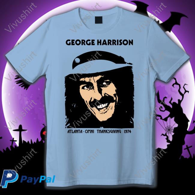 George Harrison Atlanta Omni Thanksgiving 1974 Long Sleeve T-Shirt