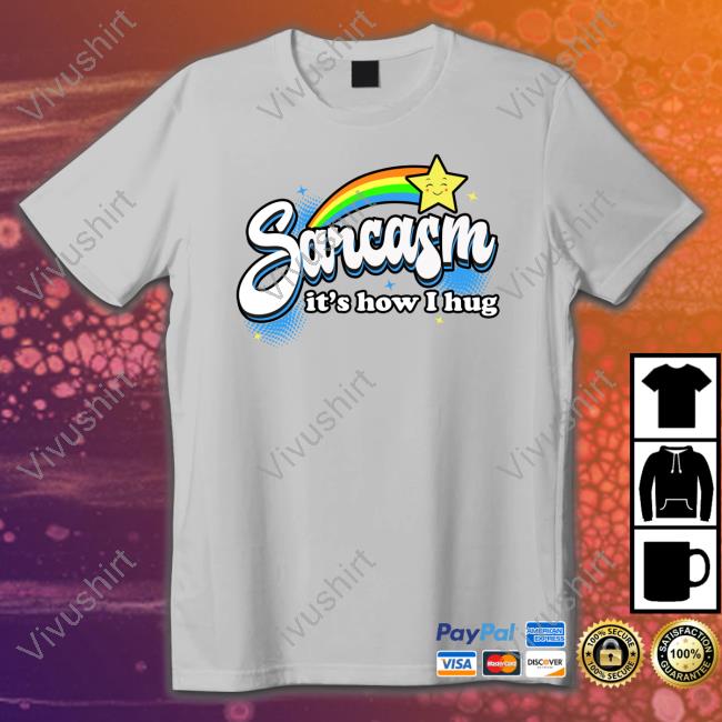 Official America Strong Sarcasm It's How I Hug Hoodie