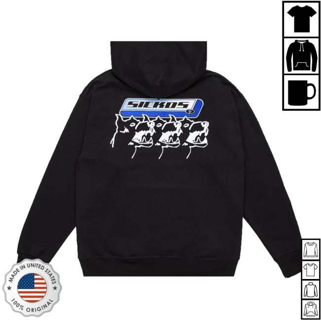 Sickos Store Dog Black Funny Shirt