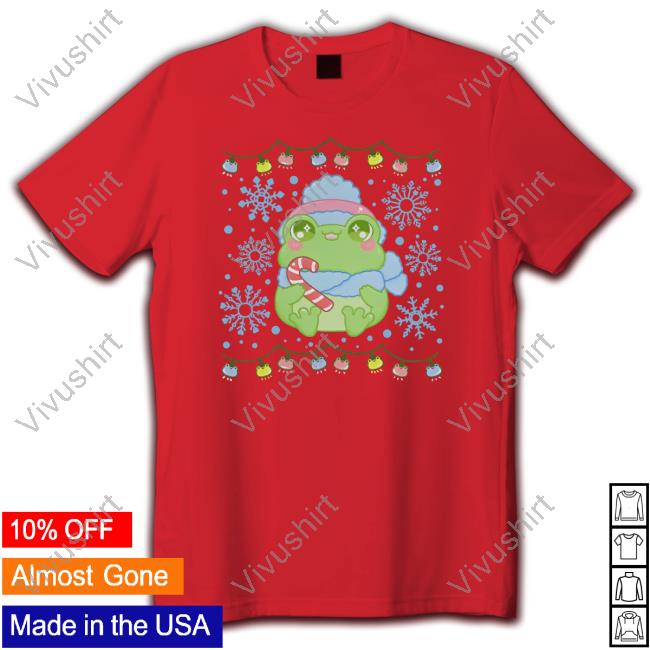 Froggycrossing Merch Merry Frogmas Tee Shirt