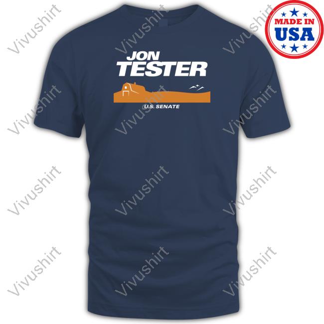 Jon Tester U.S. Senate Logo Tee Shirt Jontester Shop