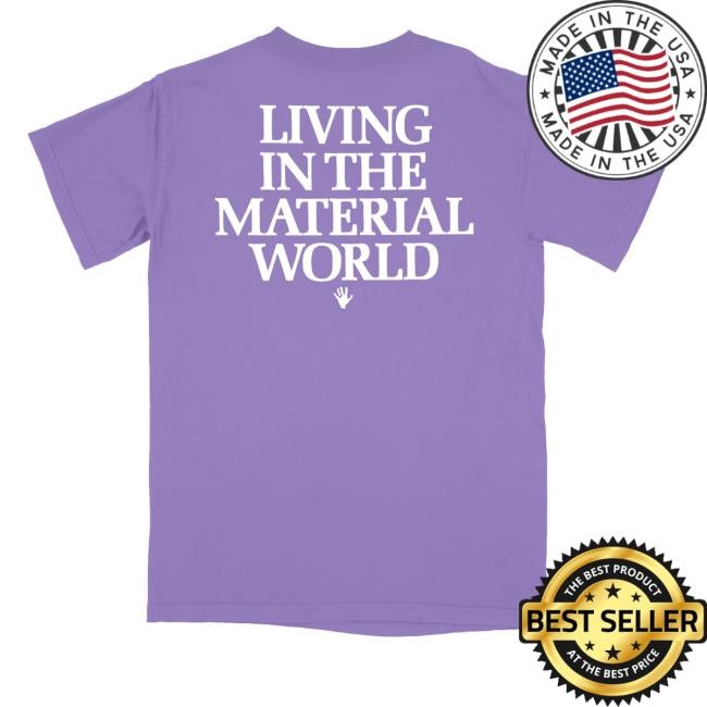George Harrison Store Merch Living In The Material World Violet Hand Long Sleeve Shirt