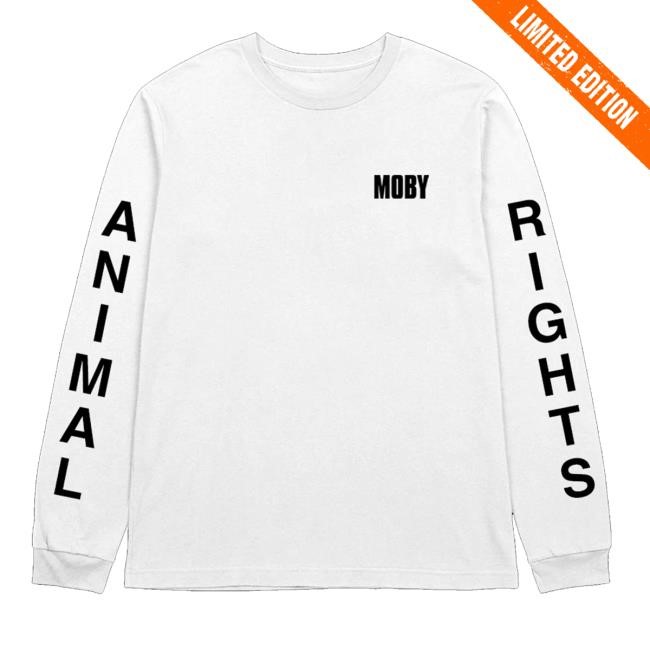 Moby Merch Store Shop Animal Rights White Shirt