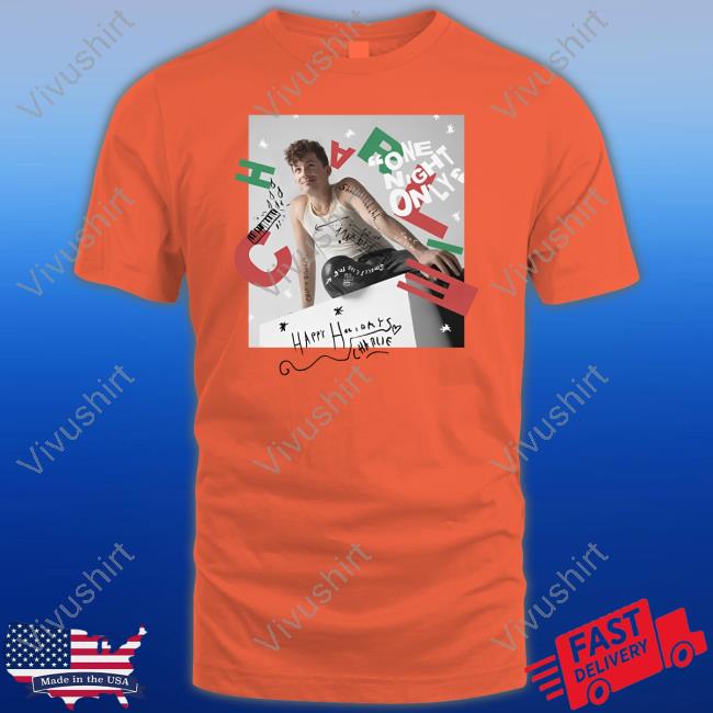 One Night Only Happy Holidays Charlie T Shirt Charlieputh Merch One Night Only Happy Holidays Charlie Tee Shirt