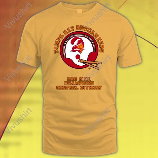 Tampa Bay Buccaneers 1981 Nfc Champions Central Division Tee Nfc