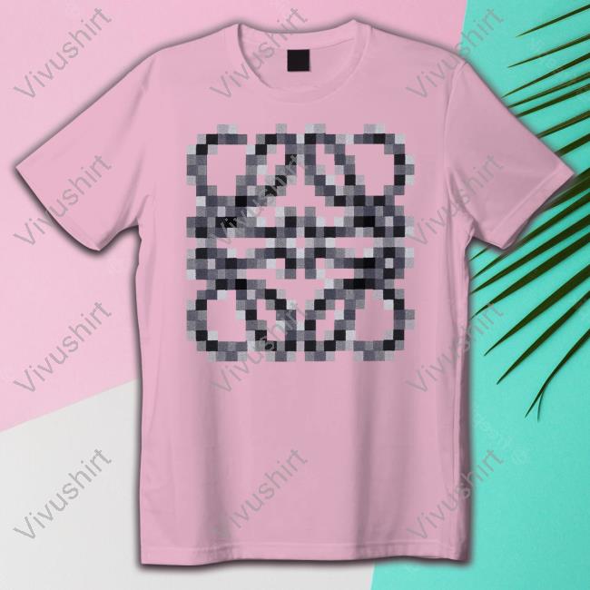 Loewe Anagram Pixelated Tee Shirt
