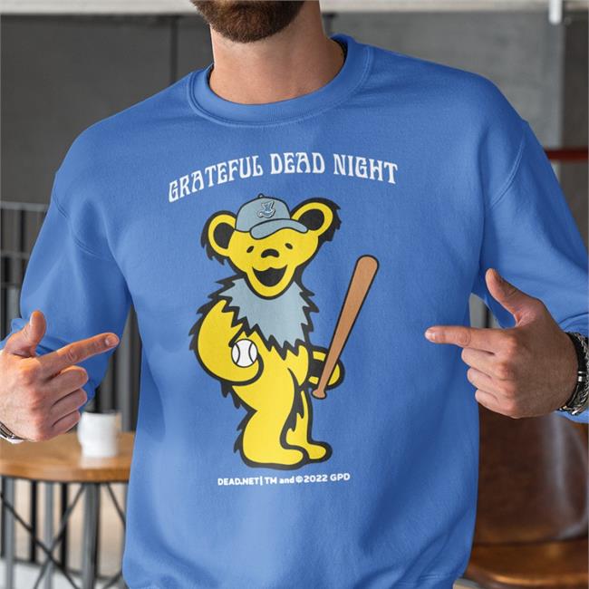 Big Cat Grateful Dead Night Sweatshirt Madison Mallards