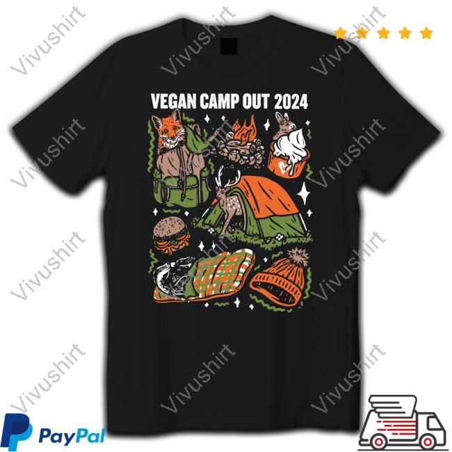 2024 Festival Vegan Camp Out 2024 Long Sleeve Tee Shirt