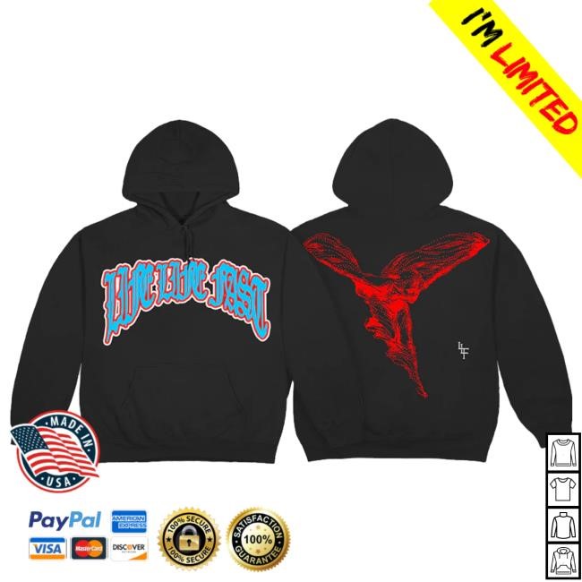 Roddy Ricch Merch Live Life Fast Angel Sweatshirt