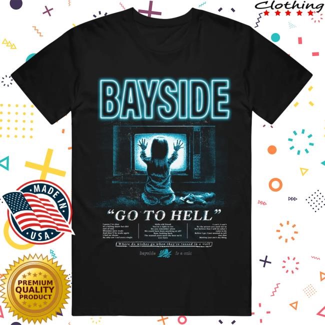 Official Bayside Merch Store Go To Hell (Tv) Black Hoodie