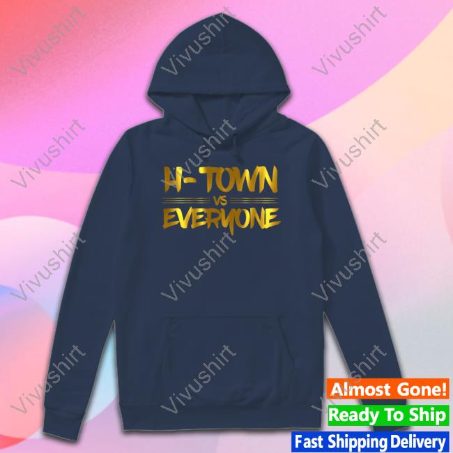 H-Town Vs Everyone Gold Long Sleeve T Shirt