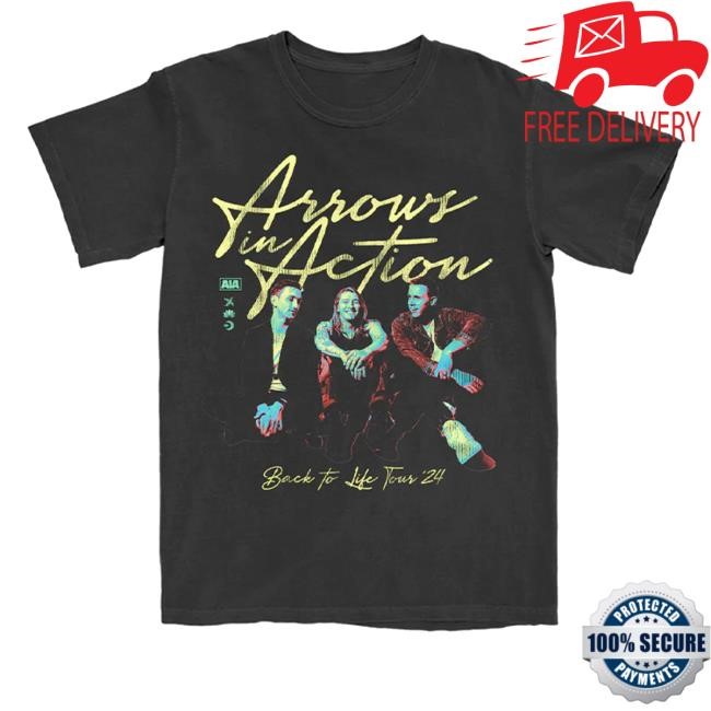 Arrows In Action Merch Back To Life Tour T Shirts