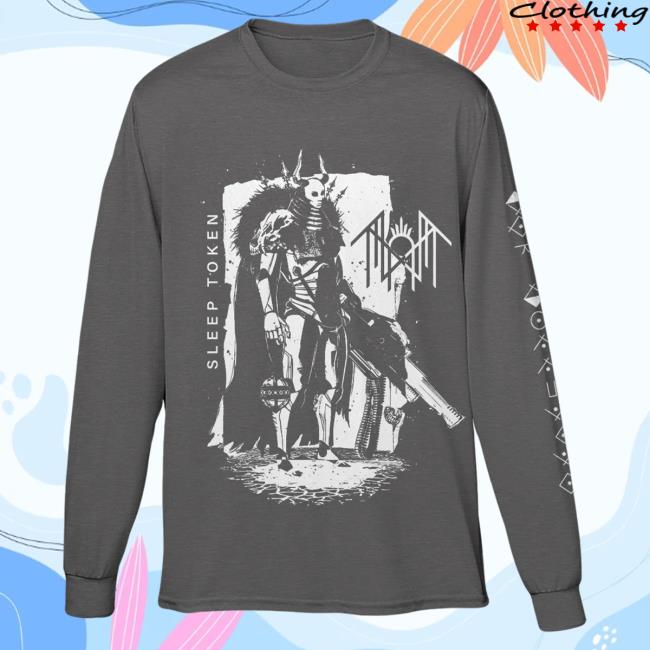 Sleep Token Merch Store Sleep – Token Sleep Token The Summoning Charcoal Long Sleeve Shirt SleepToken