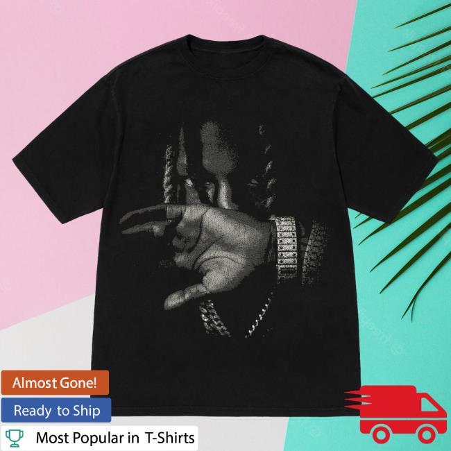 Official Merch Bar Store King Von Wimtbk Tracklist Popover Shirt Black MerchBar KingVon Apparel Clothing Shop