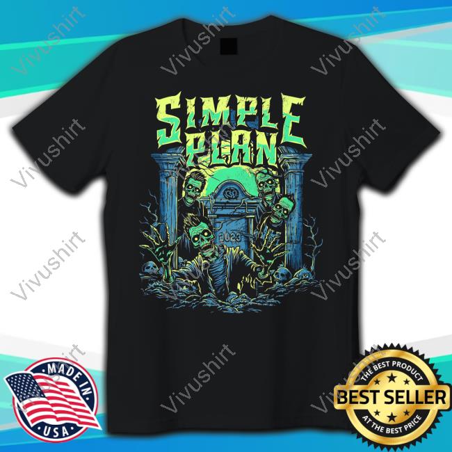 Simple Plan Halloween Tombstone Shirt