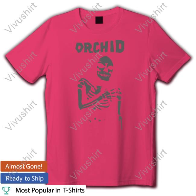 Deathwishinc Merch Orchid Chaos Skeleton Silver Shirts