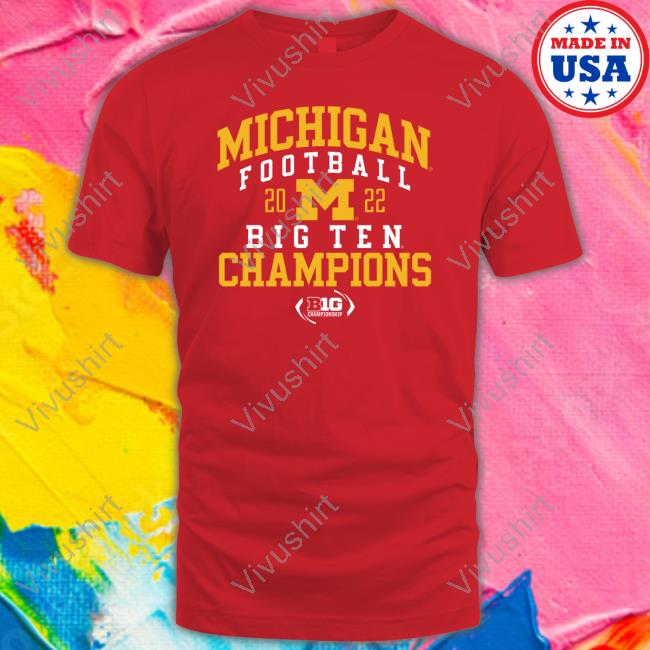 Michigan Football 2022 Big Ten Champions Hooded Sweatshirt
