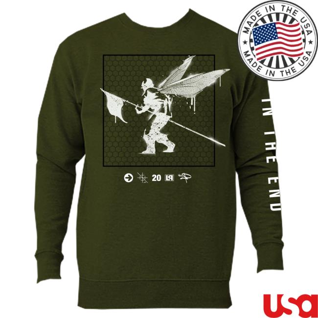 Official Linkin Park Merch Store Ite Honeycomb Military Green Crew LinkinPark Apparel Clothing Shop