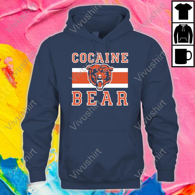 Kyforky Store Cocaine Bear Hoodie Sarah Spain Chicago Bears