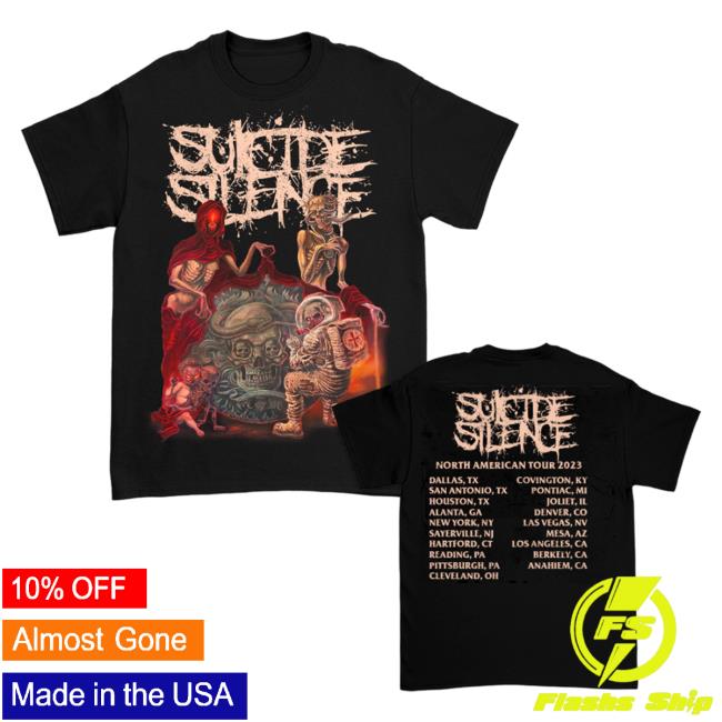 Official Suicide Silence Merch Suicide Silence Remember…You Must Rymd Die Cover Tour Hooded Sweatshirt SuicideSilence