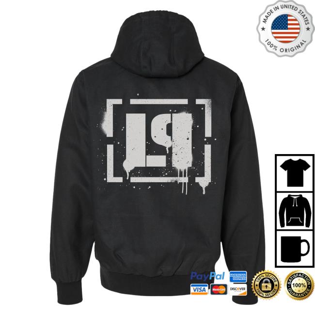 Official Linkin Park Merch Store Lp Classic Spray Lined Black Work Shirts LinkinPark Apparel Clothing Shop