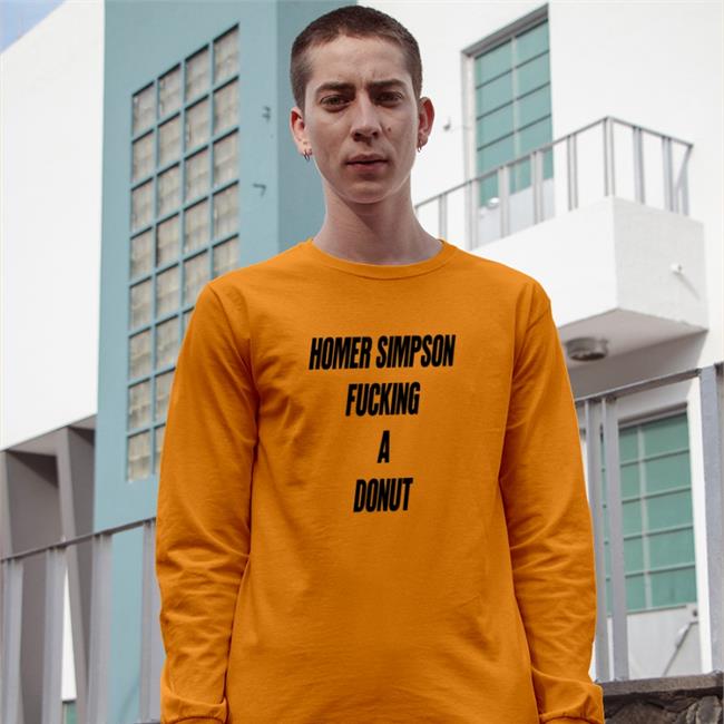 Homer Simpson Fucking A Donut Hoodie