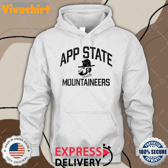 Appalachian State University Mountaineers Asu Retro Distressed Logo Tee