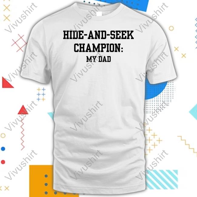 Double Cross Clothing Co Hide-And-Seek Champion My Dad Tee