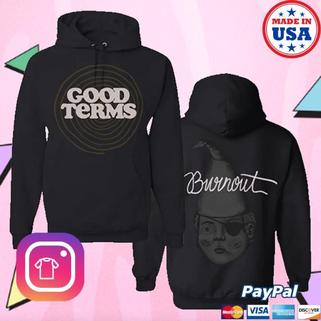 Secret Friends Music Group Merch Good Terms Burnout Sweaters