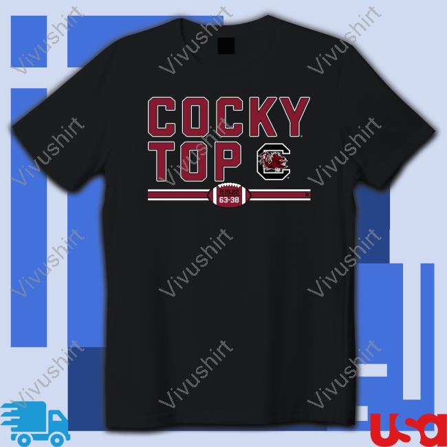 South Carolina Football Cocky Top T Shirt South Carolina Football Cocky Top Tee Shirt
