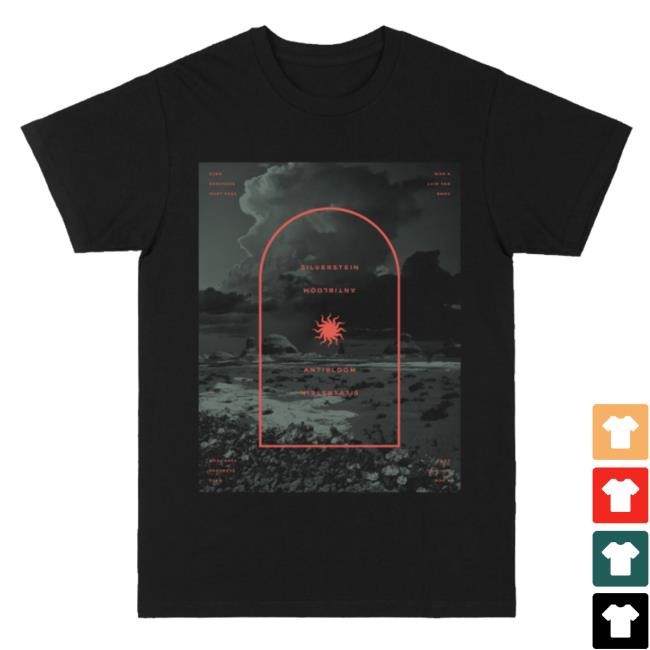 Official Silverstein Music Merch Antibloom Black t-shirt, hoodie, tank top, sweater and long sleeve t-shirt