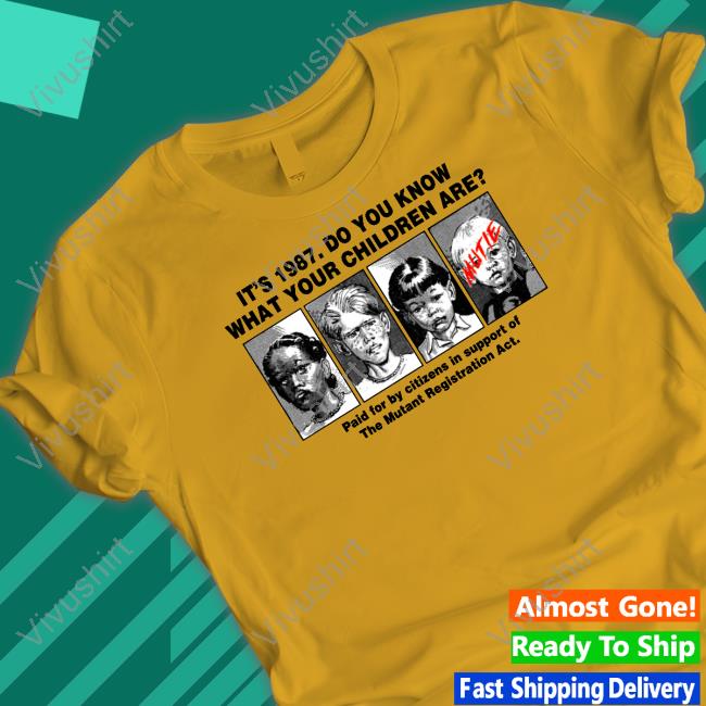 It's 1987 Do You Know What Your Children Are Tee