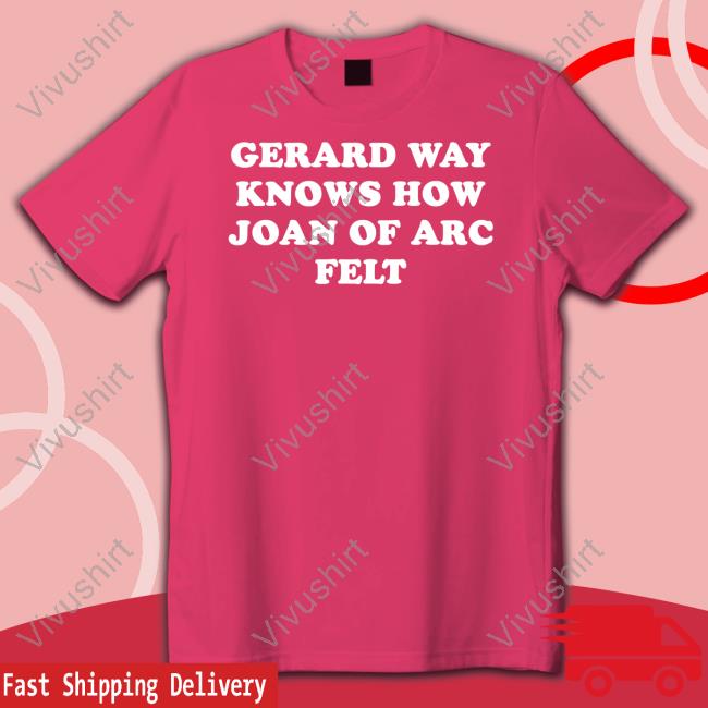 Gerard Way Knows How Joan Of Arc Felt Sweatshirt Kri