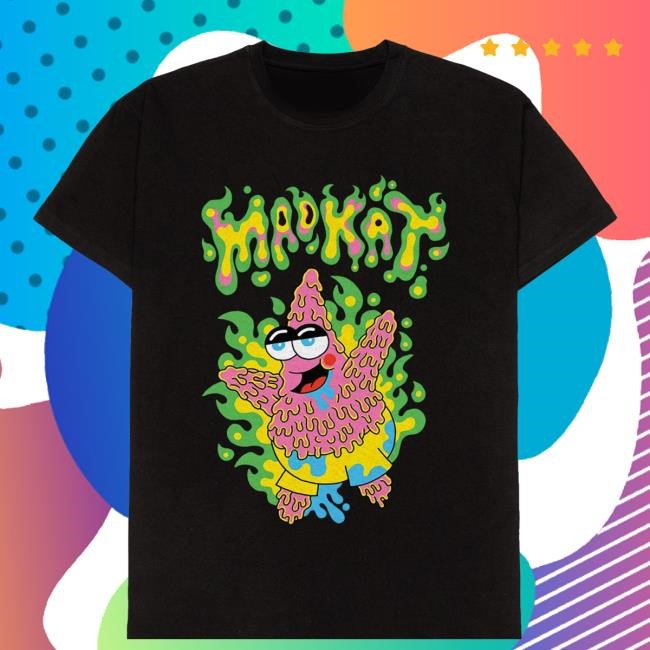 Madkat Store Madkat Bob Esponja Mad Patricio Zip Up Hooded Sweatshirt