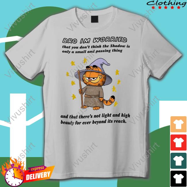 Garfield Bro I'm Worried That You Don't Think The Shadow Is Only A Small And Passing Thing Tee Shirt