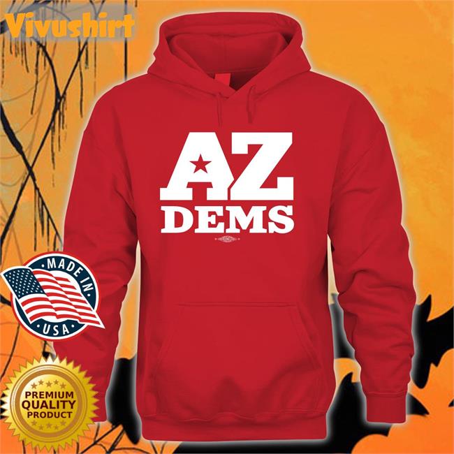 Arizona Democratic Party Logo Long Sleeve Tee Shirt Azdem Store